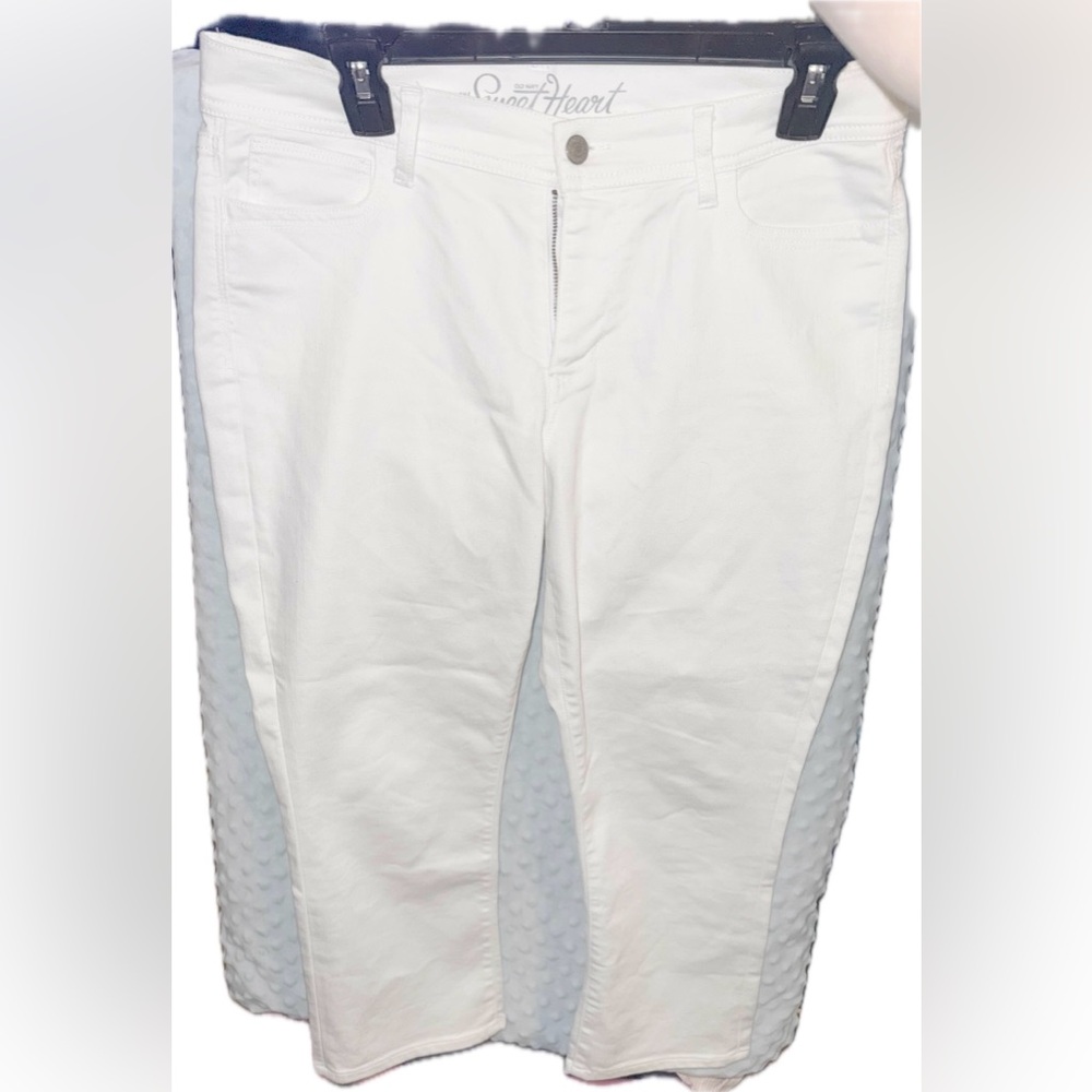 Old Navy Women's Cropped Jeans - White